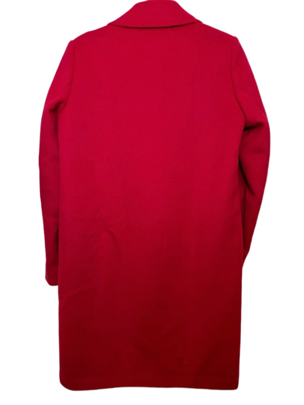 Sam Edelman Women’s Red-Pink Double-Breasted Wool Coat - Picture 3 of 4